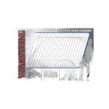 Cliff Keen WC3 Wrestling Weight Chart 24x36, Coaching Wall Poster - $15.99