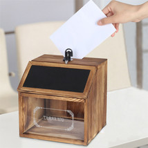Heavy Duty Donation Ballot Box Clear Viewing Window Suggestion voting Bo... - $36.99