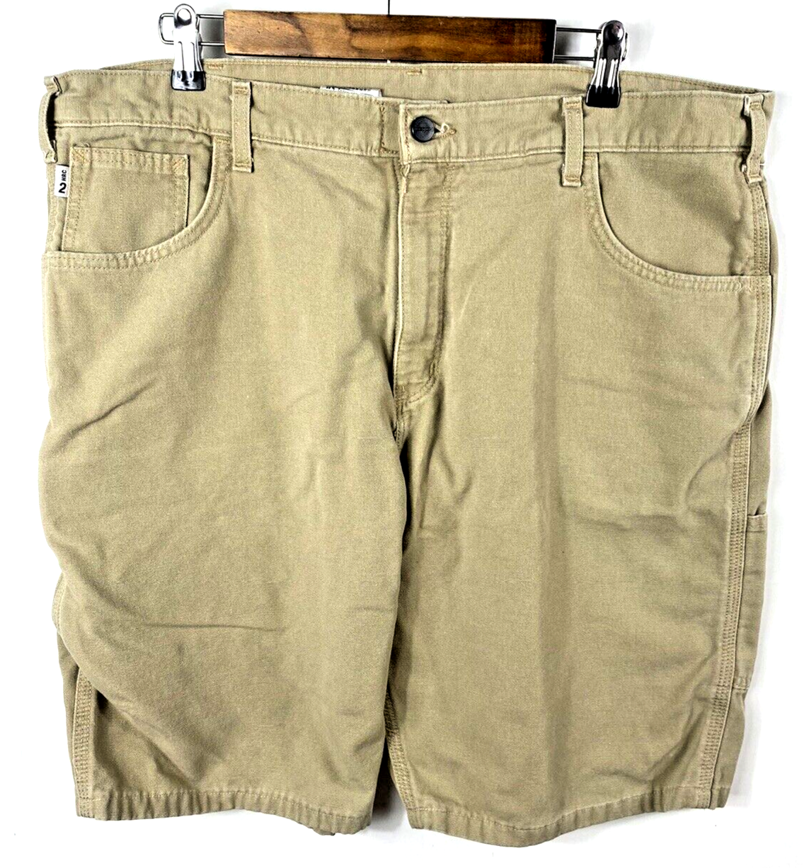 Primary image for Carhartt FR Shorts Size 40 Mens Flame Resistant Work Wear Loose Fit Tan 11" Insm