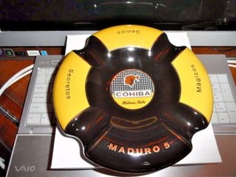 Genios Maduro 5 Ceramic Cigar Ashtray Measures 8" Diameter NIB image 10