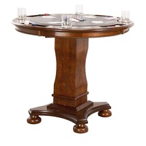 Sunset Trading Poker Dining and Game Pub Table, Distressed Brown Cherry with Esp - £2,004.01 GBP
