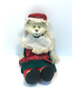 House of Lloyd 15&quot; Grannie Flo Bunny Doll 1996 Christmas Around the Worl... - £7.49 GBP