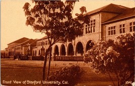 California Stanford University Front View Black White Unposted Vintage Postcard - £7.39 GBP