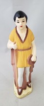 Vintage Holland  Mold Hand Painted Nativity 5&quot; Standing Shepherd Boy Figure - £7.90 GBP