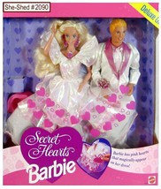 Secret Hearts Barbie &amp; Ken Deluxe Vintage 1993 Gift Set #10929 (NIB)  - £70.66 GBP