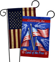 Celebrate Freedom - Impressions Decorative USA Vintage - Applique Garden Flags P - £24.30 GBP
