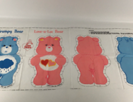 Care Bears Grumpy Love-A-Lot Pillow Pet Cut Sew Craft Panel Pattern Vintage 1983 - £31.07 GBP