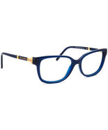 Tory Burch Eyeglasses TY 2075 1656 Blue/Gold Semi Butterfly Frame 52[]16... - $89.99