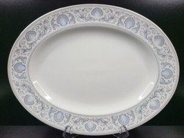 Wedgwood White Dolphins 15.5&quot; Oval Serving Platter R4652 Elegant Shells ... - $88.77