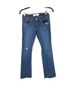 Hollister Womens Jeans Boot Cut Distressed Dark Wash 3S 26x31 - £15.20 GBP