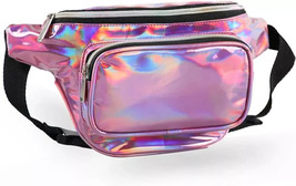 Holographic Fanny Packs for Women – Outdoor Sport Waist Pack for Running, Hiking - £13.17 GBP