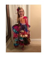 Princess &amp; Frog Boutique Couture Gypsy Colorful Dress Girls Size 4-7 - £114.75 GBP