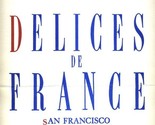 Delices de France Menu San Francisco California 1980s French Seafood Res... - $74.20