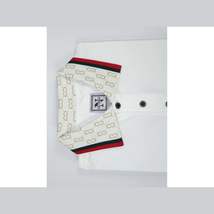 Men Sports Shirt DE-NIKO Short Sleeves Cotton Fashion Polo Shirt DBK113 White image 7