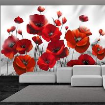 Tiptophomedecor Peel and Stick Floral Wallpaper Wall Mural - Poppies In The Moon - £47.94 GBP+
