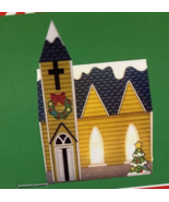 Christmas House : Lights Up!-DIY LED Paper House (church)-Brand New-SHIP... - $11.68