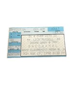 LEON RUSSELL CONCERT TICKET STUB BACCHANAL SAN DIEGO, CA March 19, 1990 - $15.00