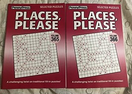 Lot of (2) Penny Press Selected Puzzles Places Please *Volumes 365 &amp; 366* [Singl - £13.40 GBP