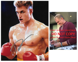 Dolph Lundgren signed Rocky IV Ivan Drago 8x10 photo COA exact Proof autographed - £100.98 GBP