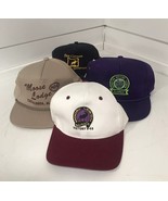 Vtg lot of 4 Moose Lodge Hats Florida Alabama Oregon Manatee Don Cotnam Hat - $20.24 CAD