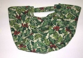 Longaberger Bagel Basket Liner ONLY American Holly New 20218135 Holiday - £13.97 GBP