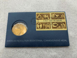 American revolution bicentennial medals USPS George Washington First Day... - £7.80 GBP