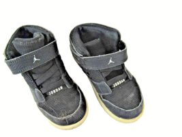 Jumpman Toddlers Size 9C Sneakers Shoes Black Flight Hook &amp; Loop Black - £14.63 GBP