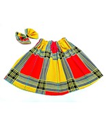 2 Pcs African Print Kids Kente Skirt Clip Bow. &quot;Ajo&quot; - £16.63 GBP