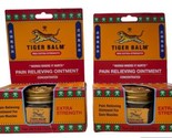 Tiger Balm Extra Strength Pain Relieving Ointment, 0.63 oz Jar Pack of 2 - £13.08 GBP