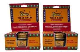 Tiger Balm Extra Strength Pain Relieving Ointment, 0.63 oz Jar Pack of 2 - £13.05 GBP
