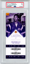 Kobe Bryant Dear Basketball Retirement Authentic Ticket 11/29/15 PSA 9 Lakers - £677.85 GBP