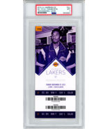 Kobe Bryant Dear Basketball Retirement Authentic Ticket 11/29/15 PSA 9 L... - £668.37 GBP