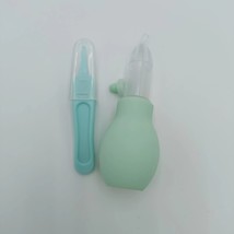 Hlfoaih Nasal aspirators Easy-Squeeze Silicone Baby Nasal Aspirator, Green - £10.24 GBP