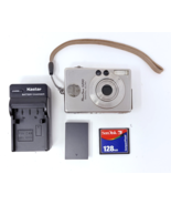 Working Canon Powershot S200 Silver Digital Camera Battery Charger Compa... - $1,103.72 MXN