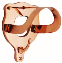 Horse Barn Equestrian Stable Wall Mounted Bridle Rack Holder Rack in Copper - $26.72