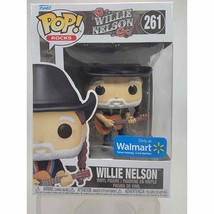 Funko POP! Rocks WILLIE NELSON Cowboy Hat #261 Wal-Mart Exclusive NIB - £19.43 GBP