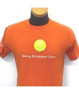 Sony Ericsson Open Miami 2008 T Shirt Orange Adult size M Fila S1 - £14.86 GBP