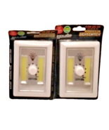 2x Majic Light Dial Switch With Dimmer LED Adhesive Add a light to any room - £10.28 GBP