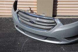 2013-19 Ford Taurus Front Bumper Cover Complete W/ Grill & Trims image 5