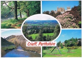 Postcard Crieff Perthshire Lady Mary&#39;s Walk Sma Glen Hydro Hotel Scotland - £2.31 GBP