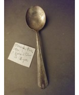 Round Bowl Soup Spoon (Gumbo) Monarch Plate One by NATIONAL SILVER CO - $9.55 CAD