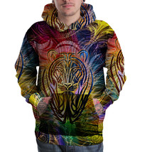 Tribal lion punk rock metal Pullover sweater hoodie - £38.35 GBP