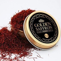 Golden Saffron Finest Pure Premium All Red Saffron Threads Grade A+ Supe... - $65.53