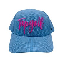 Top Golf Hat Women’s Blue Pink Plaid Cap NWT - $342.65 MXN