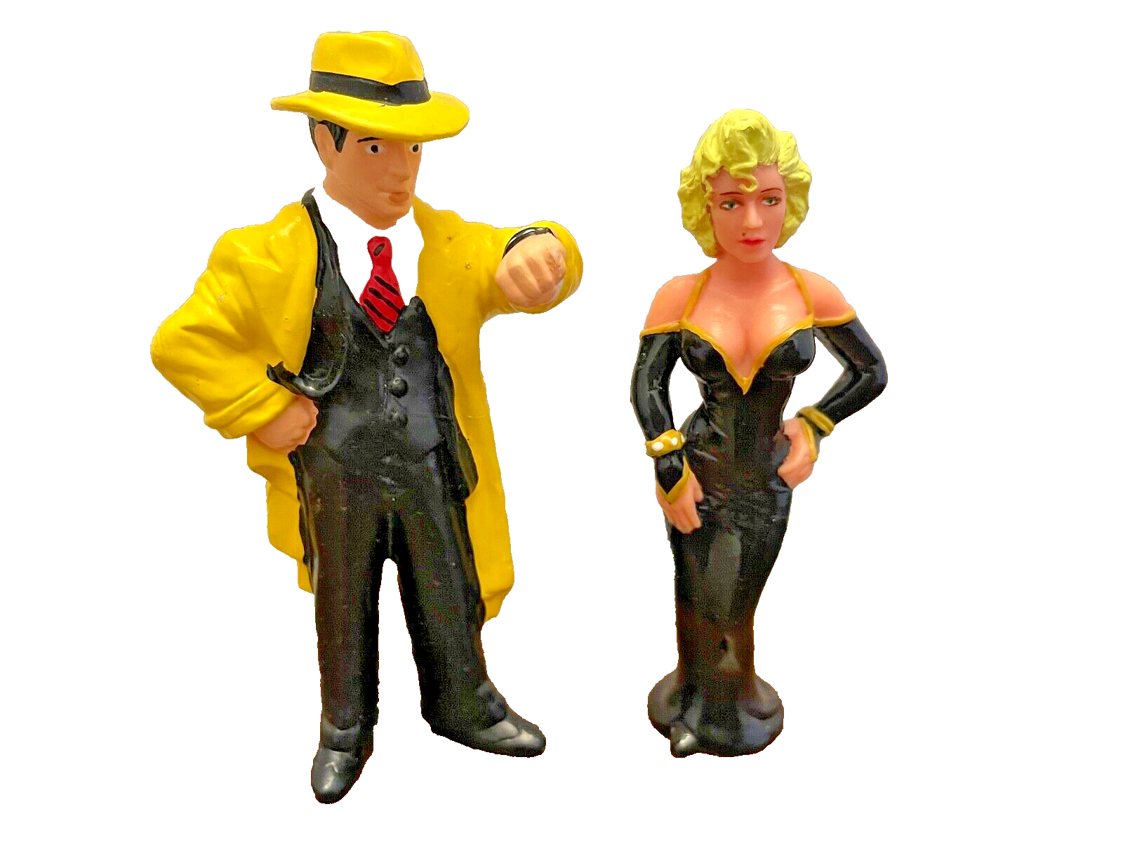 Primary image for Figures Dick Tracey & Breathless Mahoney From Disney Applause Vintage 3-4" Tall