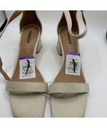 Abound Beige Strappy Block Heels Size 8.5 - $210.18 MXN