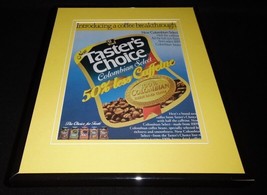 1987 Taster&#39;s Choice Select Coffee Framed 11x14 ORIGINAL Advertisement - $34.64