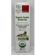 Organic Canine Dental Toothpaste Radius 3 oz Gel - £13.21 GBP