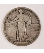 1917 Type 1 25C Debout Liberty Quarts En Fin État, 4 Chiffres Date, Toni... - €63,78 EUR
