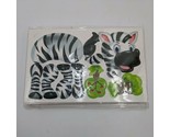 Zipitoy Haptime Acessories Zebra Elephant  Rabbit Animal Punch Out Craft... - £15.48 GBP